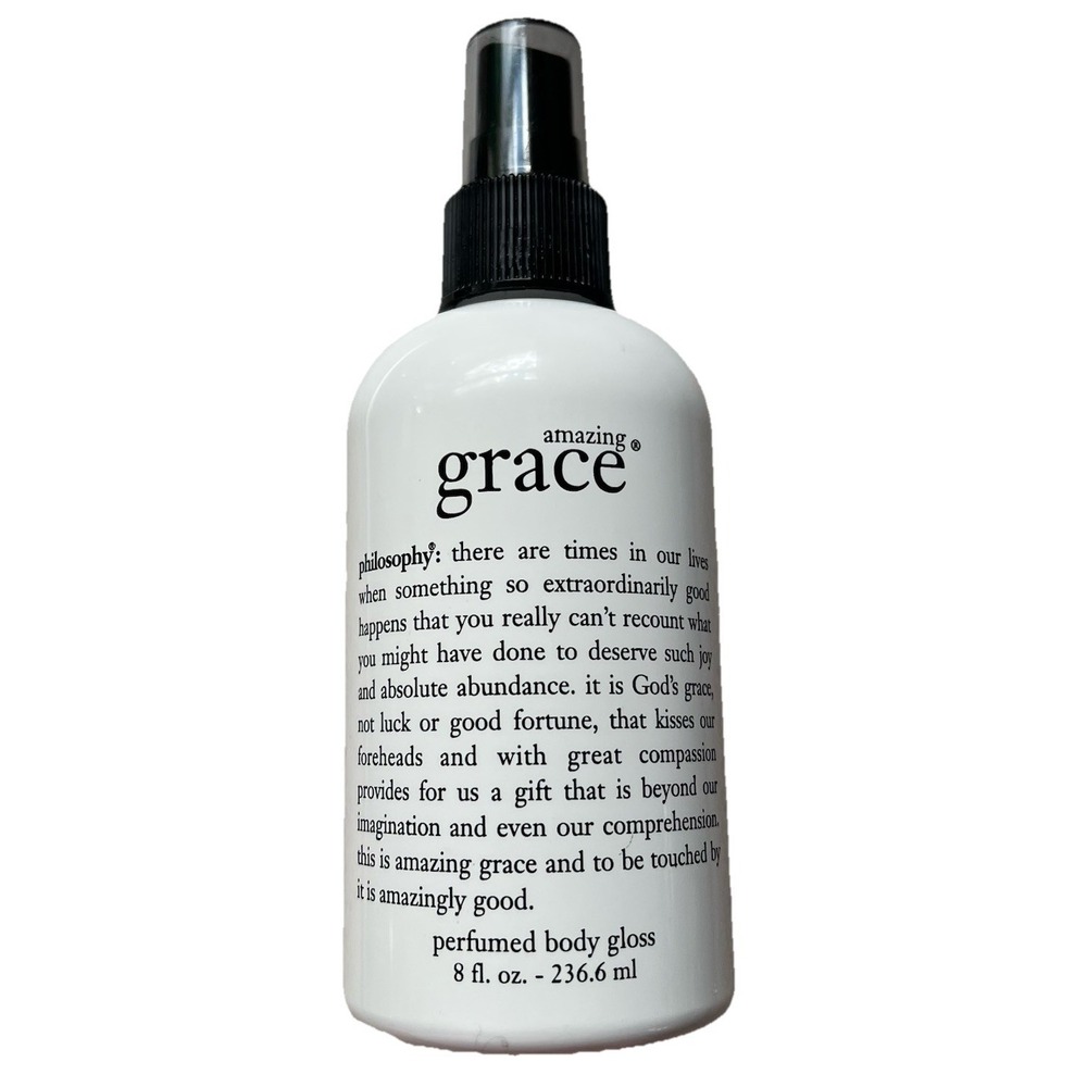 Philosophy Amazing Grace Perfumed Body Gloss 8 oz. New Missing Cap Discontinued